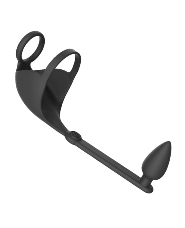 Magic Scrotum Massager Plus w/Remote Control - Black - Image 4