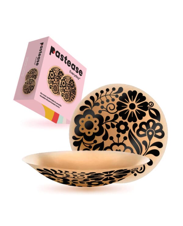Pastease HALOS Silicone Floral Nipple Covers w/Travel Box - Bloom A-C Cup 10 or More Uses - Image 2