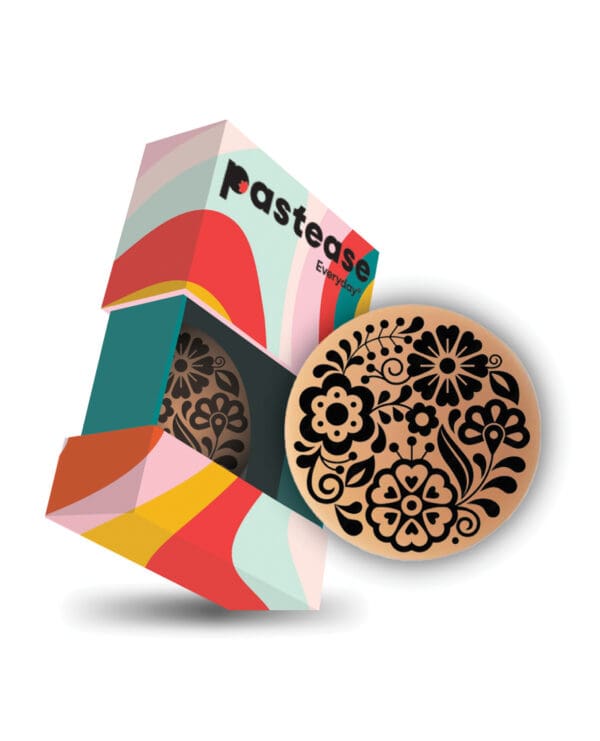 Pastease HALOS Silicone Floral Nipple Covers w/Travel Box - Bloom A-C Cup 10 or More Uses - Image 3