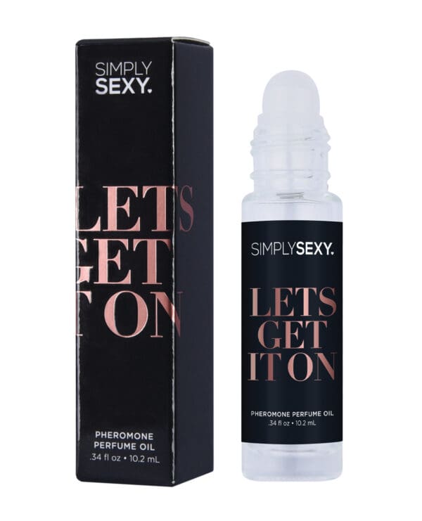 Simply Sexy Pheromone Perfume Oil Roll On - .34 oz Let's Get It On - Image 2