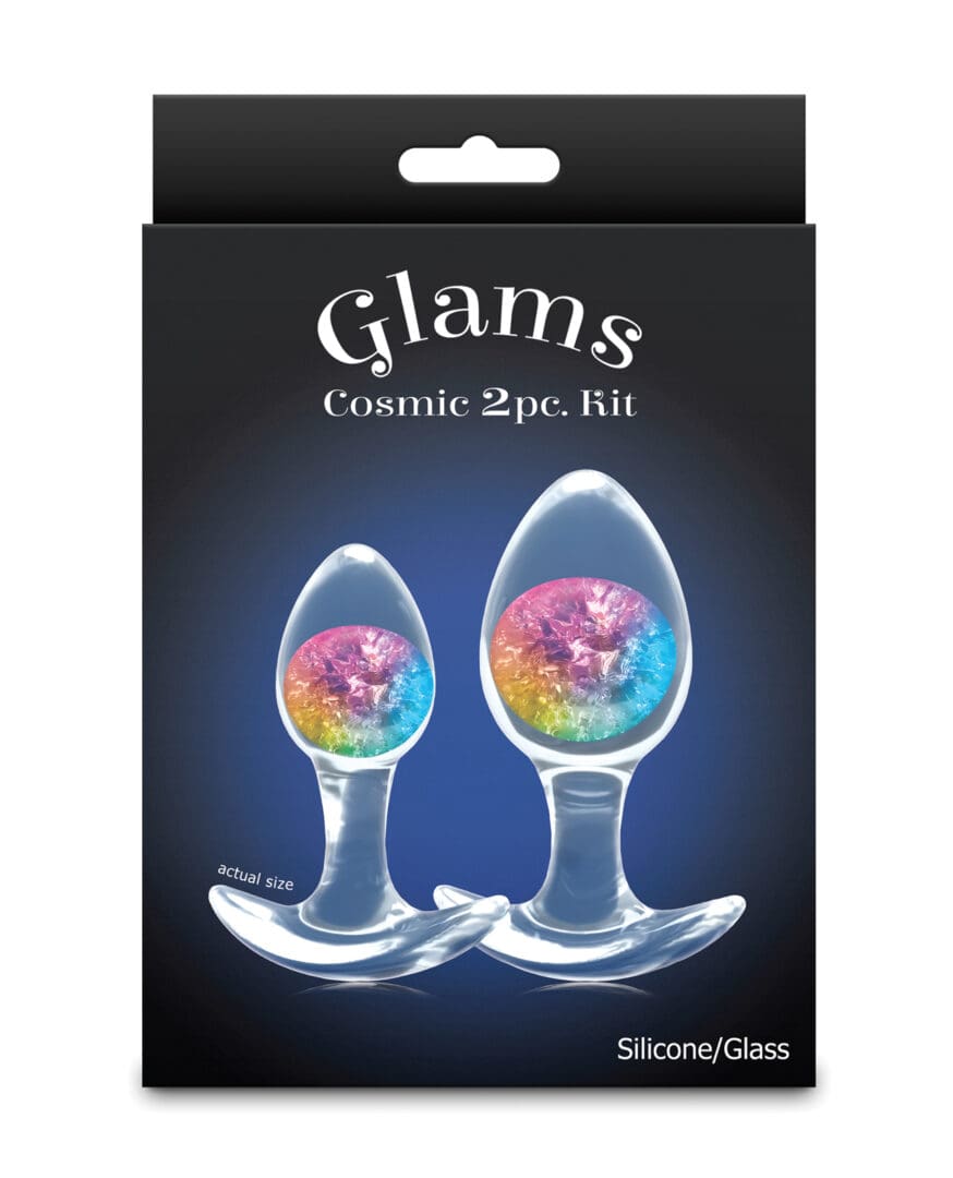 Cosmic Glams 2pc Plug Kit - Rainbow