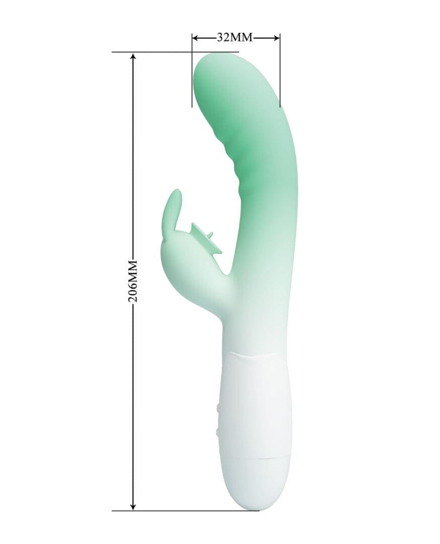 Pretty Love Cerberus Licking Rabbit - Aqua Ombre - Image 5