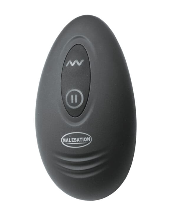 Malesation Vibro Rocket Anal Plug - Black - Image 3