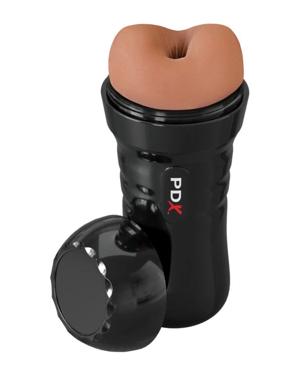 PDX Extreme Wet Bussies Super Bangin" Butthole Stroker - Brown - Image 3