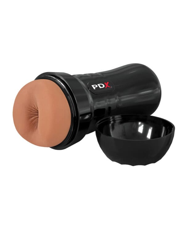 PDX Extreme Wet Bussies Super Bangin" Butthole Stroker - Brown - Image 4