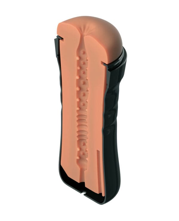 PDX Extreme Wet Bussies Super Bangin" Butthole Stroker - Brown - Image 5