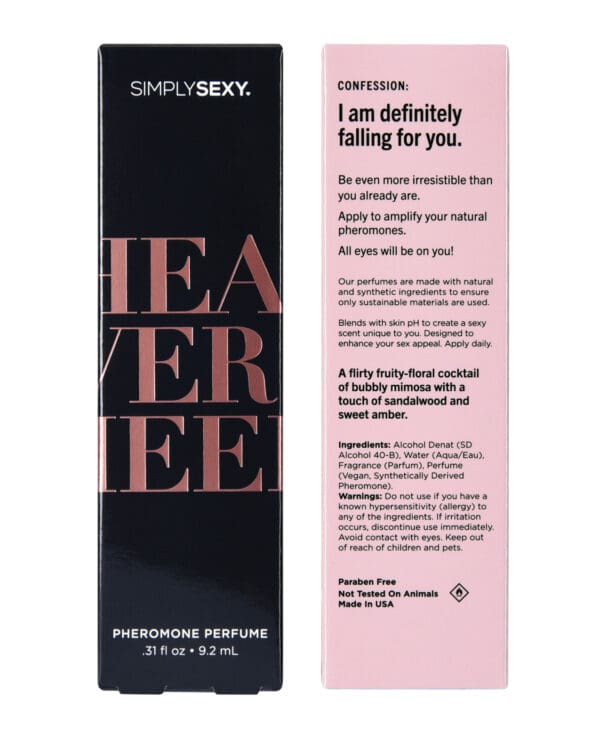 Simply Sexy Pheromone Perfume - 0.31 oz Head Over Heels - Image 3
