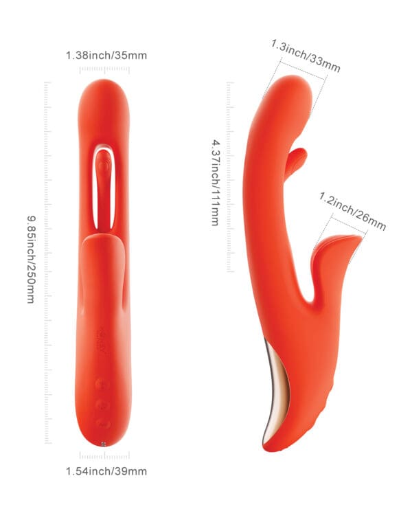 Tressa App-Enabled Tapping Vibrator G-Spot and Clitoris Stimulation - Image 5