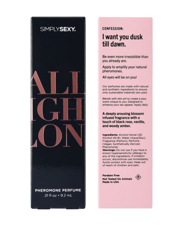 Simply Sexy Pheromone Perfume - 0.31 oz All Night Long - Image 3