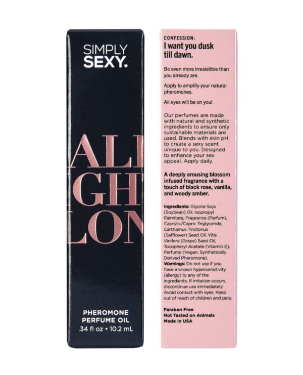 Simply Sexy Pheromone Perfume Oil Roll On - .34 oz All Night Long - Image 3