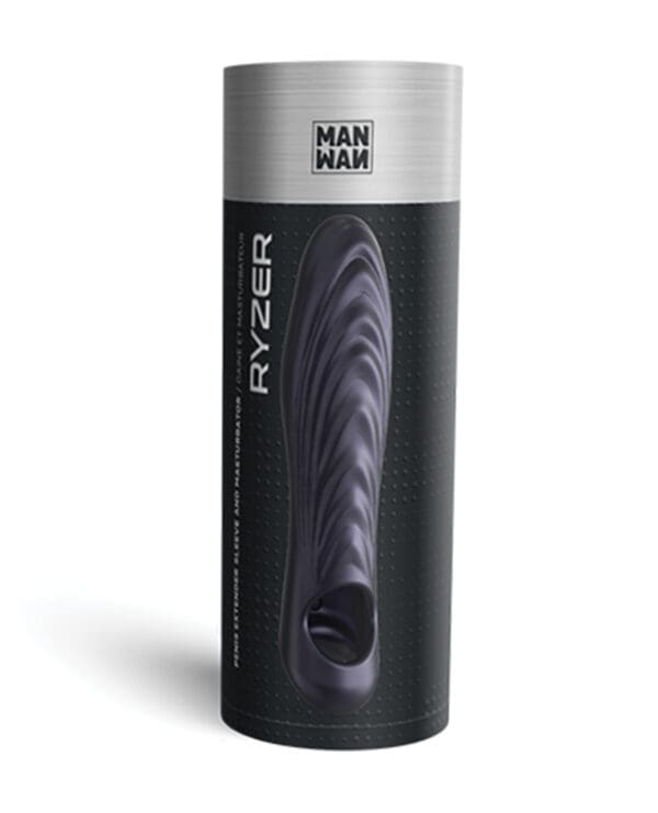 Manwan RYZER Penis Sleeve - Black Plum - Image 5