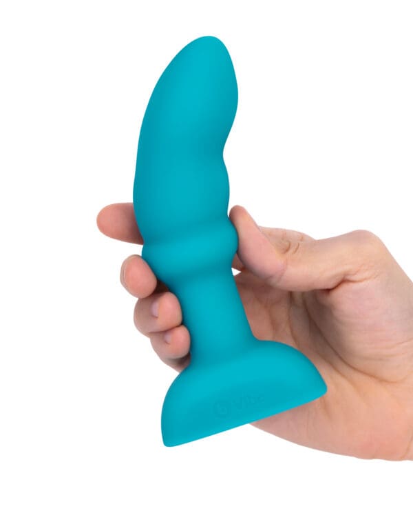 b-Vibe Remote Control Rimming P-Spot Plug - Blue - Image 4