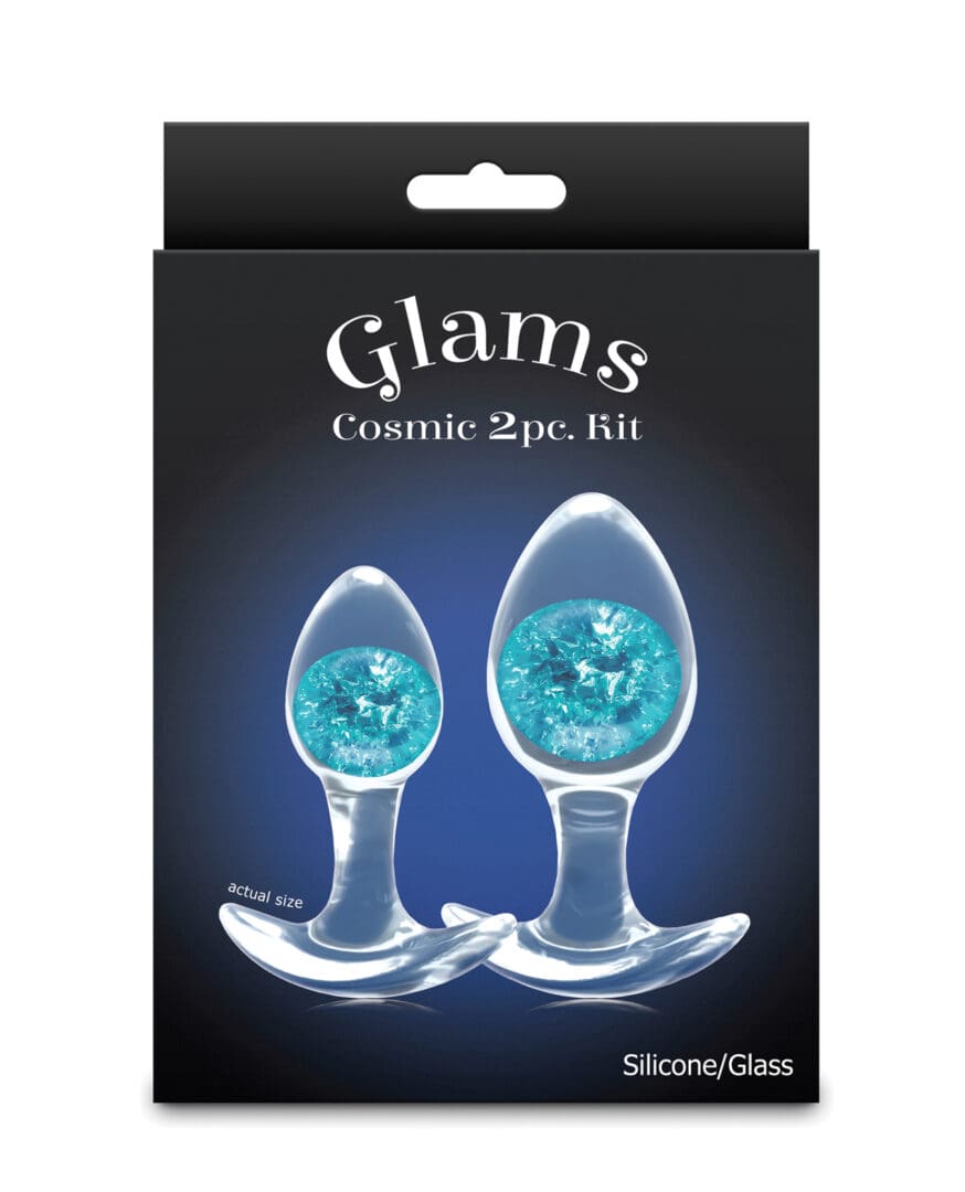Cosmic Glams 2pc Plug Kit - Blue