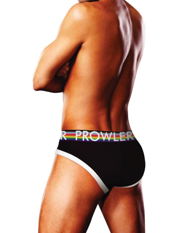 Prowler Oversized Paw Brief - Black/Multi LG - Image 2