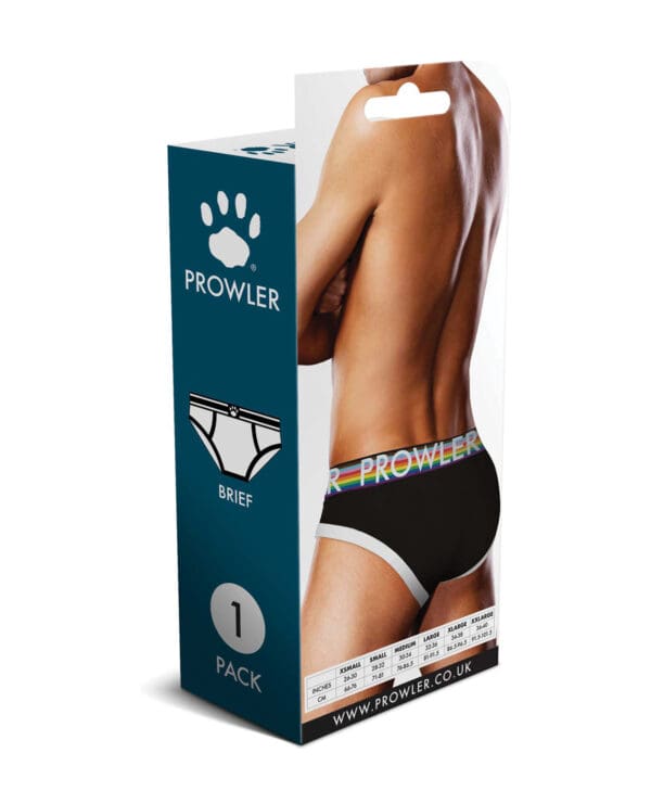 Prowler Oversized Paw Brief - Black/Multi LG - Image 4