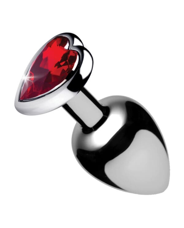 Booty Sparks Red Heart Gem - Small Anal Plug - Image 2