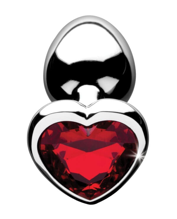 Booty Sparks Red Heart Gem - Small Anal Plug - Image 5