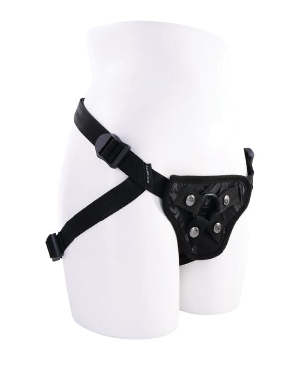 Sportsheets Velvet Noir Strap-On - Black - Image 4