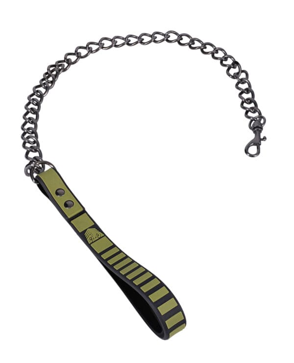 Fort Troff Tactical Collar & Leash - Black/Green - Image 4