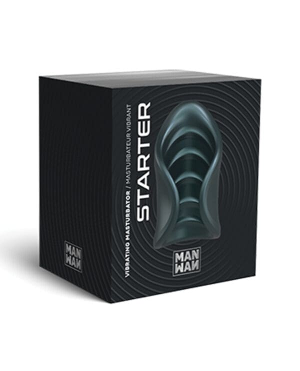 Manwan Starter Travel Vibrating Masturbator - Pine Grey - Image 5