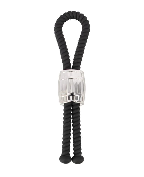 Rebel Heavy Rope Cock Lasso - Black - Image 2