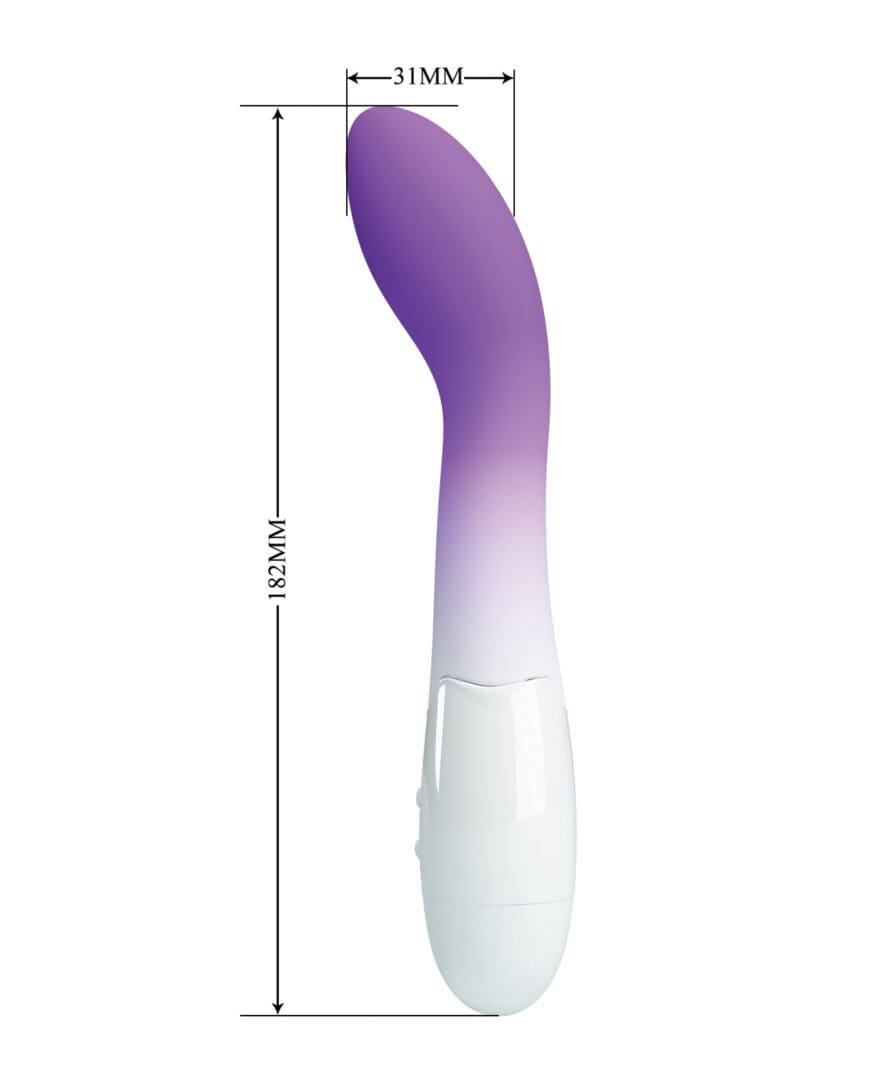 Pretty Love Bishop Vibrator - Purple Ombre - Image 5
