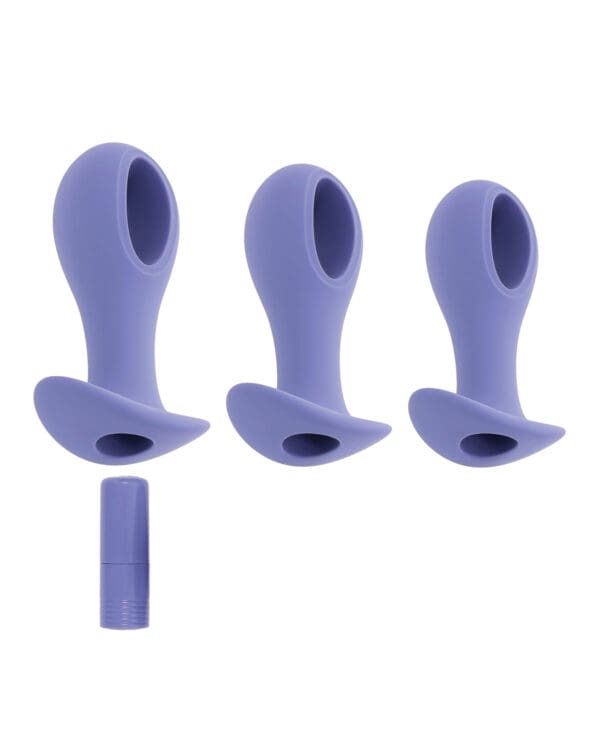Evolved Hole Punch Anal Plug Set - Purple  Set of 3 - Image 3