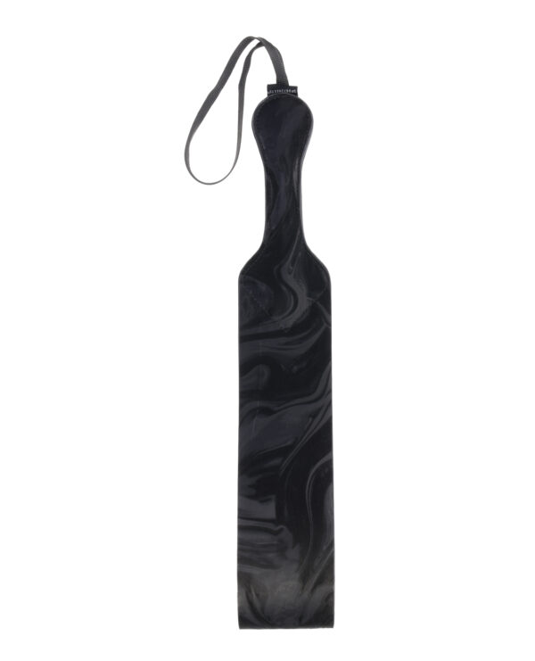 Sportsheets Velvet Noir Loop Paddle - Black - Image 2