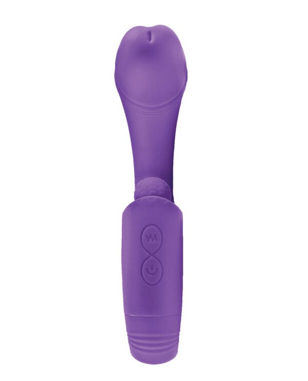 The Beat Dual Pleasure G-Spot Vibrator - Purple - Image 3