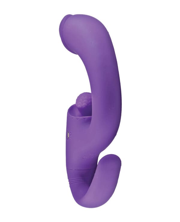 The Beat Dual Pleasure G-Spot Vibrator - Purple - Image 4