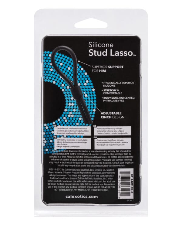 Silicone Stud Lasso - Black - Image 2