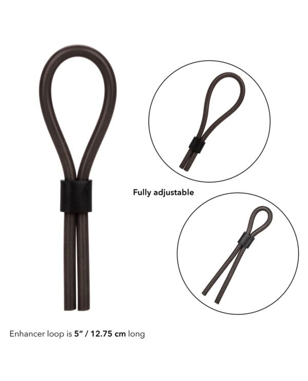 Silicone Stud Lasso - Black - Image 4