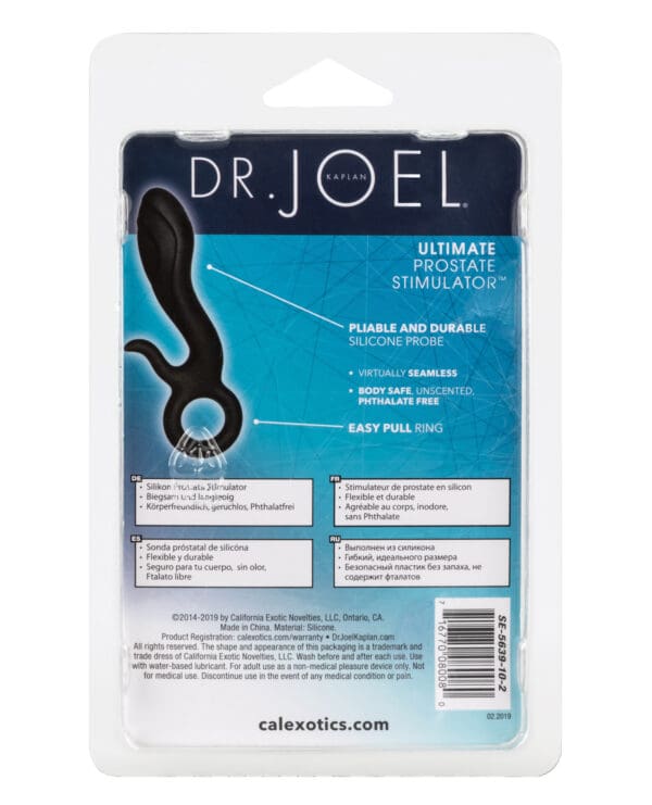 Dr. Joel Ultimate Prostate Stimulator - Black - Image 2