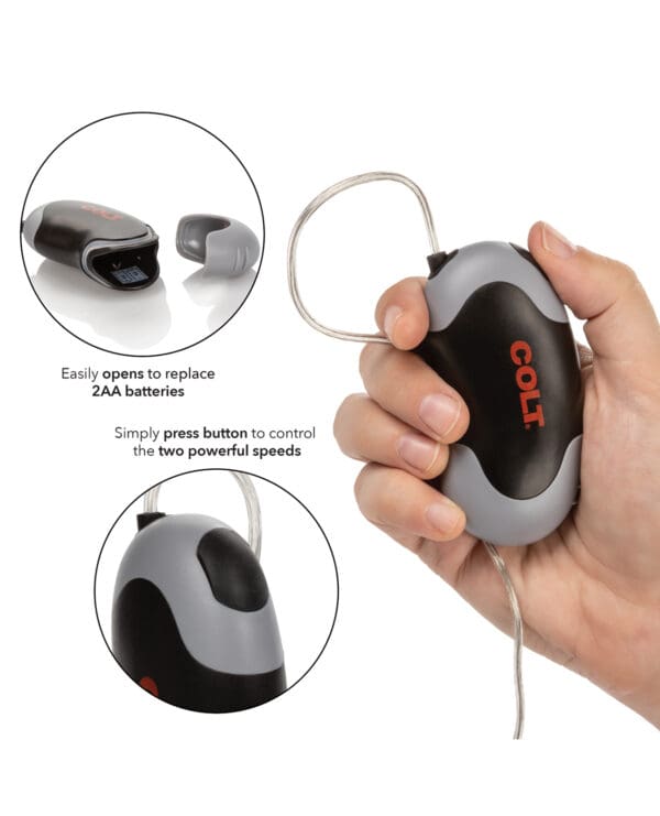 COLT Xtreme Turbo Bullet Power Pack Waterproof - 2 Speed Silver - Image 5