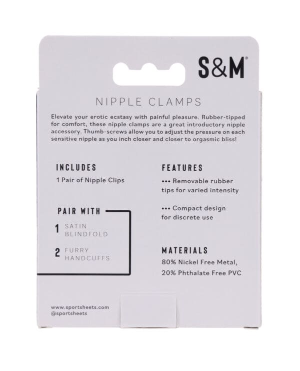 Sexperiments Nipple Clamps - Image 2