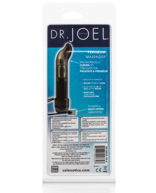 Dr. Joel Kaplan 4.5" Perineum Massager - Black - Image 2