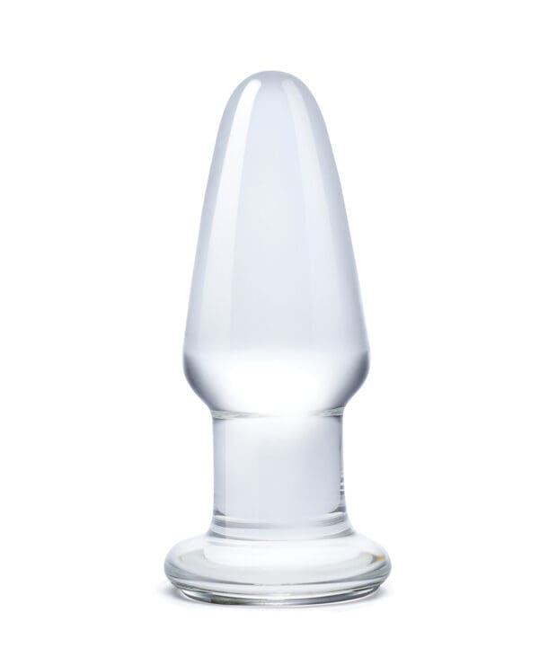 Glas 3.5" Butt Plug - Clear - Image 2