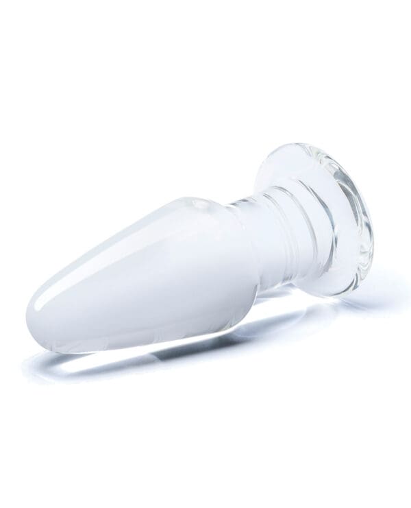 Glas 3.5" Butt Plug - Clear - Image 3