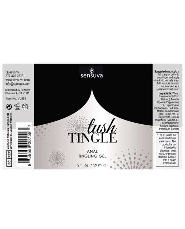 Sensuva Tush Tingle Erotic Anal Stimulation Gel - Image 2