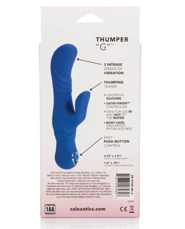 Posh Silicone Thumper G - Blue - Image 2