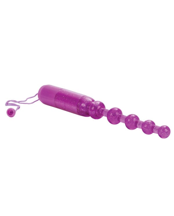 Vibrating Pleasure Beads Waterproof - Purple - Image 4