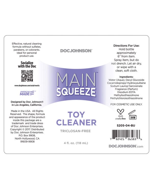 Main Squeeze Toy Cleaner - 4 oz - Image 2