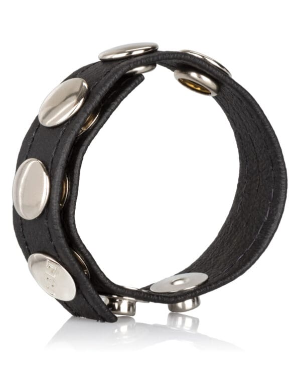COLT Leather C/B Strap 5 Snap Fastener - Black - Image 4