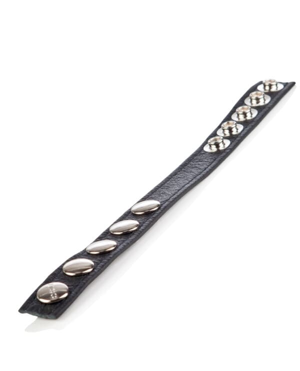 COLT Leather C/B Strap 5 Snap Fastener - Black - Image 5