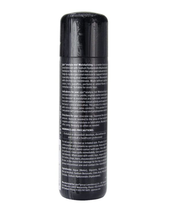 Pjur Analyse Me Water Based Personal Lubricant - 250 ml Bottle - Image 2