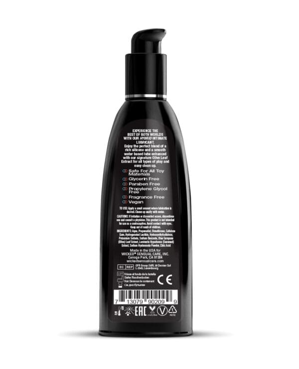 Wicked Sensual Care Hybrid Lubricant - 8 oz Fragrance Free - Image 2
