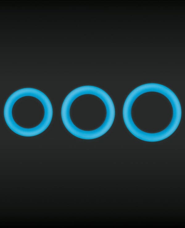 Firefly Halo Large Cockring - Blue - Image 3