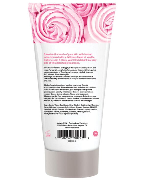 COOCHY Shave Cream - 3.4 oz Frosted Cake - Image 2
