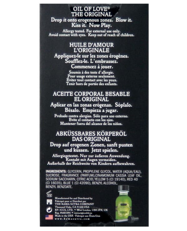 Kama Sutra Oil of Love - .75 oz Original - Image 3