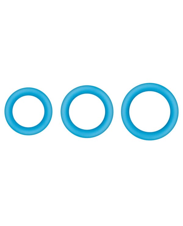 Firefly Halo Small Cockring - Blue - Image 2